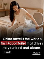 A Chinese technology company has unveiled a self-driving smart toilet that will follow you around the house. Designed to improve accessibility for people with limited mobility, the autonomous toilet - known as Xiaoban - was recently showcased at an exhibition in Shanghai focused on elderly care, assistive technology and rehabilitation medicine.